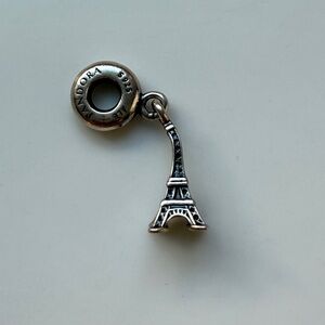Pandora Silver Eiffel Tower Charm Bracelet